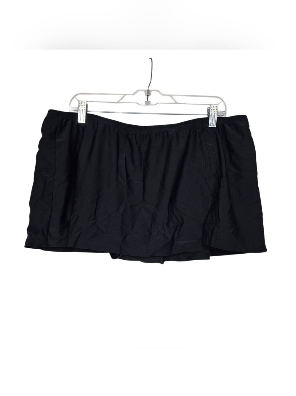Sonoma Black Bikini Bottom Skirt Swimwear 18W